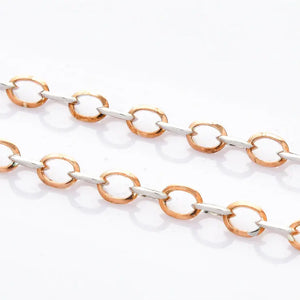 Platinum Rose Gold Chain JL PT CH 898   Jewelove.US