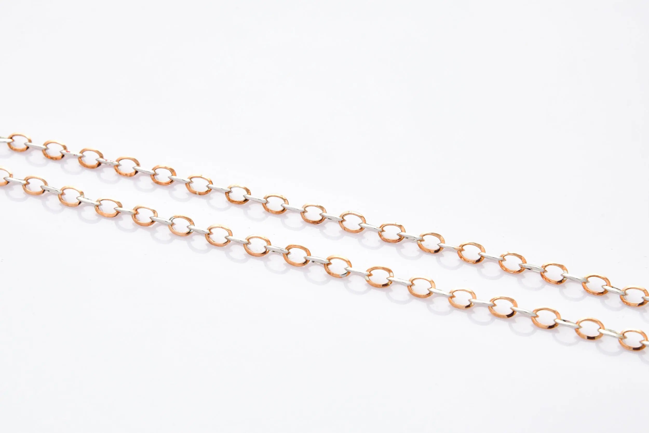 Platinum Rose Gold Chain JL PT CH 898   Jewelove.US