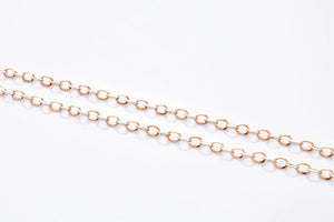 Platinum Rose Gold Chain JL PT CH 898   Jewelove.US