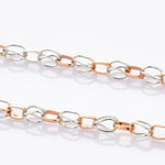 Load image into Gallery viewer, Platinum Rose Gold Linked Chain JL PT CH 900   Jewelove.US
