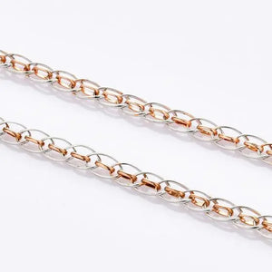 Platinum Rose Gold Mens Chain JL PT CH 877   Jewelove.US