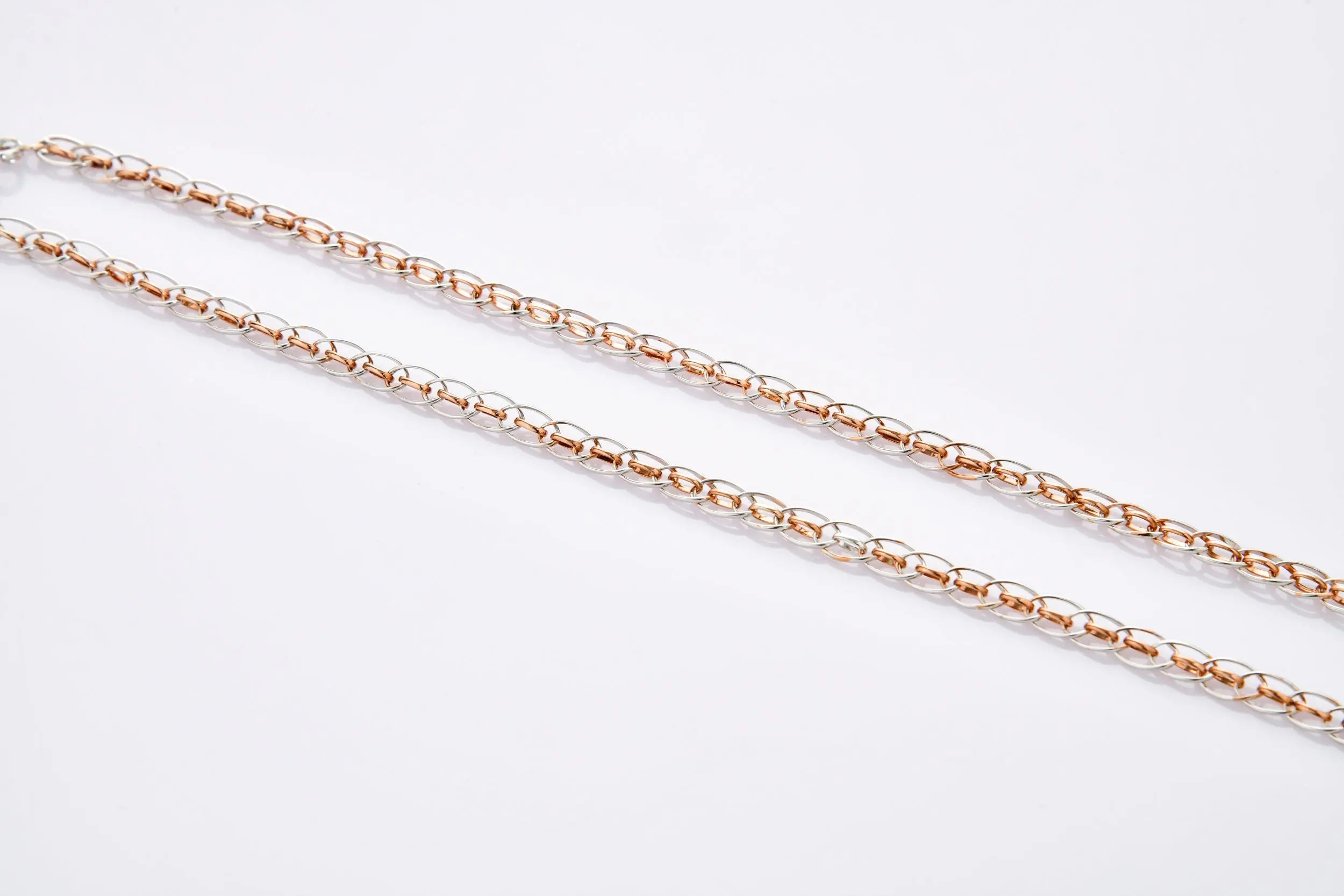 Platinum Rose Gold Mens Chain JL PT CH 877   Jewelove.US