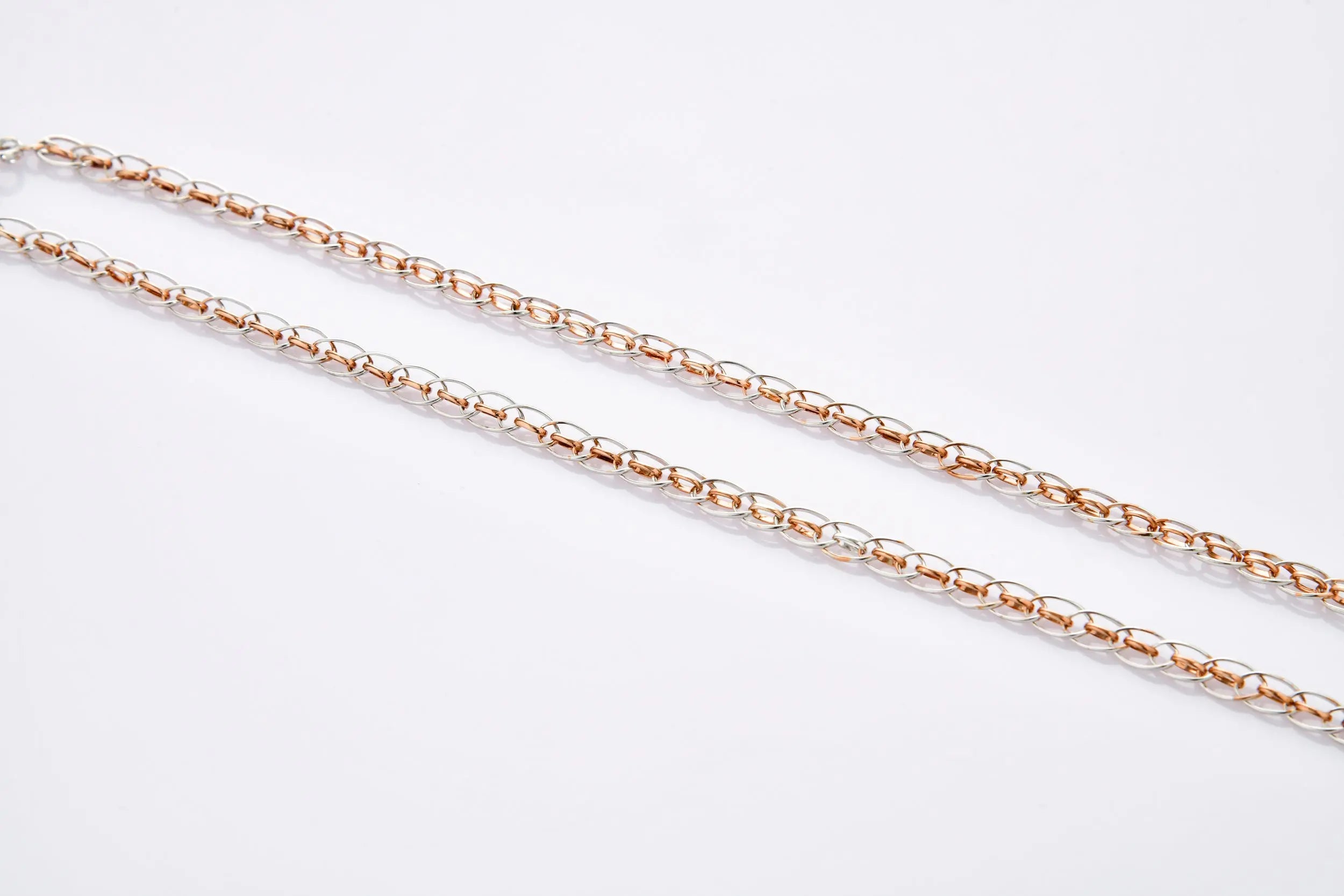 Platinum Rose Gold Mens Chain JL PT CH 877   Jewelove.US