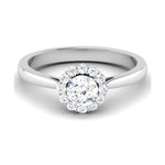 Load image into Gallery viewer, Platinum Solitaire Diamond Engagement Ring with Single Halo JL PT 6998   Jewelove™
