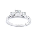 Load image into Gallery viewer, Platinum Solitaire Engagement Ring with Diamond Accents JL PT 584   Jewelove.US
