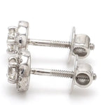 Load image into Gallery viewer, Platinum Solitaire Halo Earrings JL PT E 183   Jewelove.US
