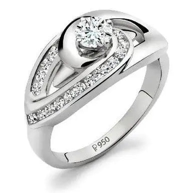 Platinum Solitaire Ring by Jewelove JL PT 501   Jewelove