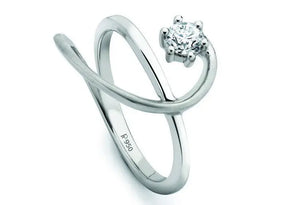 Platinum Solitaire Ring for Women JL PT 206   Jewelove