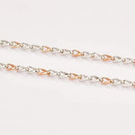 Load image into Gallery viewer, Platinum &amp; 18K Rose Gold Chain JL PT CH 823   Jewelove.US
