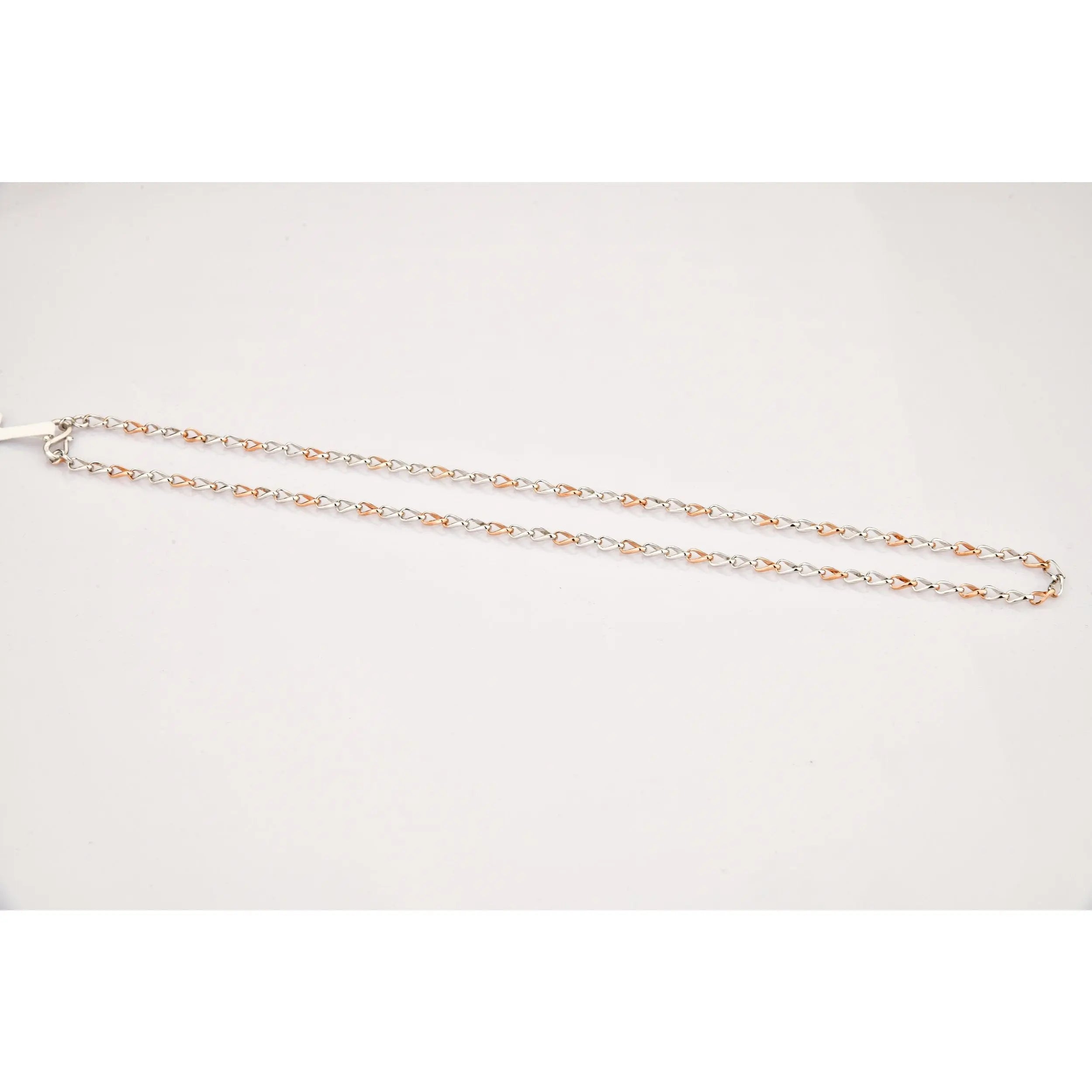 Platinum & 18K Rose Gold Chain JL PT CH 823   Jewelove.US