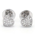 Load image into Gallery viewer, Platinum &amp; Diamond Heart Earrings JL PT E 168   Jewelove.US
