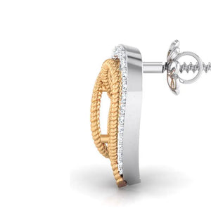 Platinum & Gold Double Heart Pendant Set with Diamonds JL PT P 8084   Jewelove.US