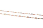 Load image into Gallery viewer, Platinum &amp; Rose Gold Chain with Rectangular &amp; Round Links JL PT 734   Jewelove.US
