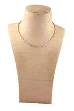 Load image into Gallery viewer, Platinum &amp; Rose Gold Chain with Rectangular &amp; Round Links JL PT 734   Jewelove.US
