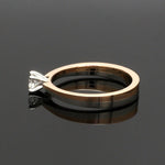 Load image into Gallery viewer, Platinum &amp; Rose Gold Couple Rings with Solitaires JL PT 901   Jewelove.US
