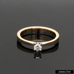 Load image into Gallery viewer, Platinum &amp; Rose Gold Couple Rings with Solitaires JL PT 901  Women-s-Ring-only-VVS-GH Jewelove.US
