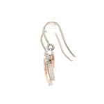 Load image into Gallery viewer, Platinum &amp; Rose Gold Hearts &amp; Diamonds Earrings JL PT E 8063   Jewelove.US
