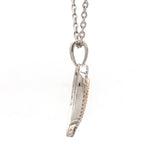 Load image into Gallery viewer, Platinum &amp; Rose Gold Hearts &amp; Diamonds Pendant JL PT P 8063   Jewelove.US
