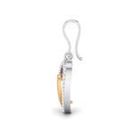 Load image into Gallery viewer, Platinum &amp; Rose Gold Hearts &amp; Diamonds Pendant Set JL PT P 8063   Jewelove.US
