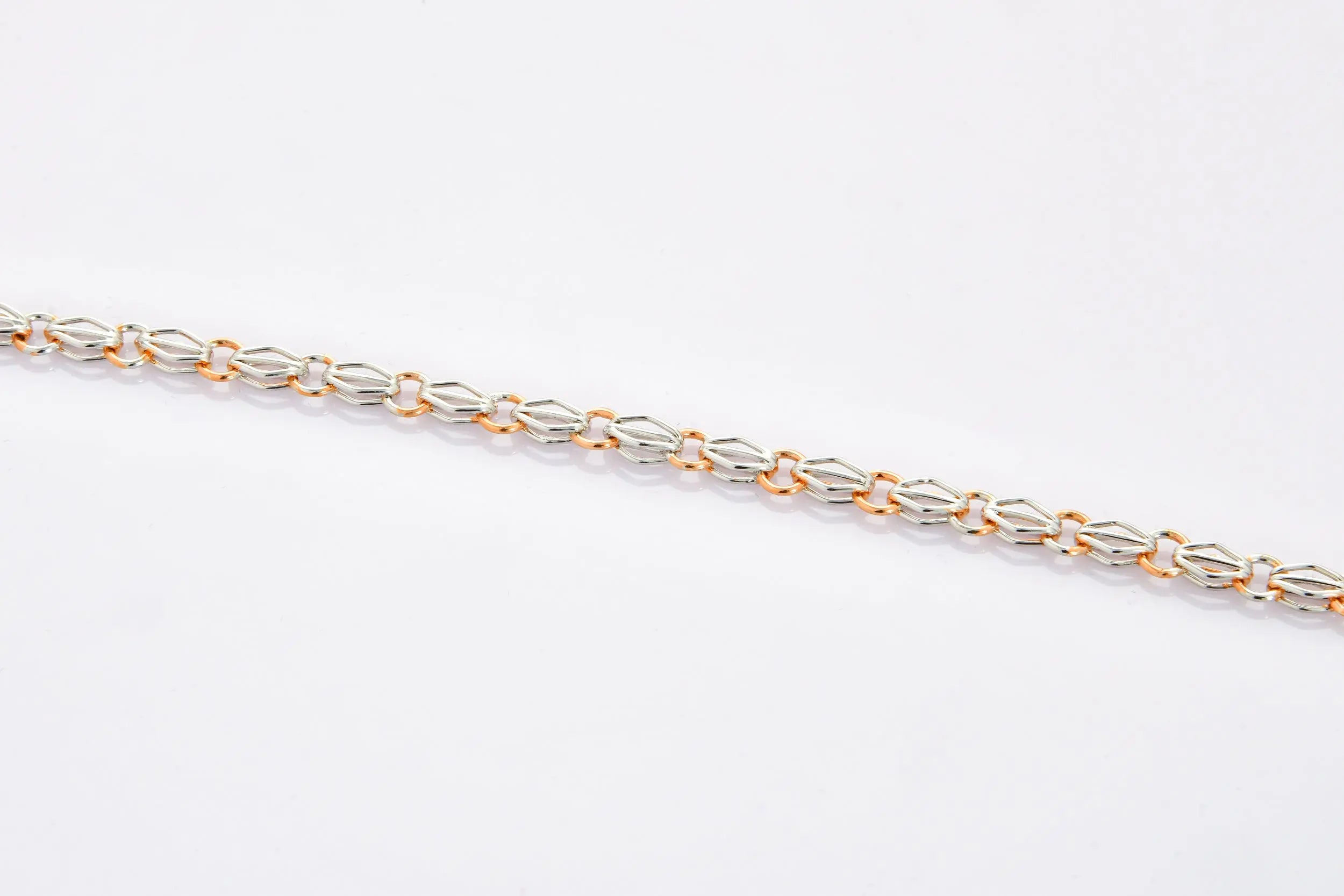 Platinum & Rose gold Bracelet JL PTB 702   Jewelove.US