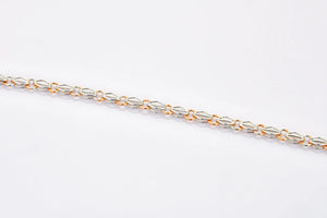 Platinum & Rose gold Bracelet JL PTB 702   Jewelove.US