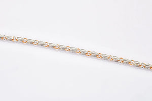 Platinum & Rose gold Bracelet JL PTB 702   Jewelove.US