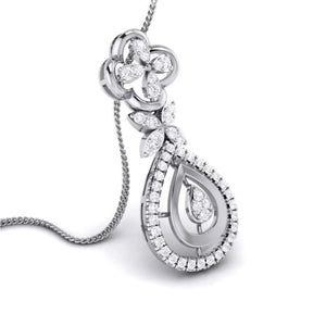 Platinum with Diamond Pendant Set JL PT P 2   Jewelove.US
