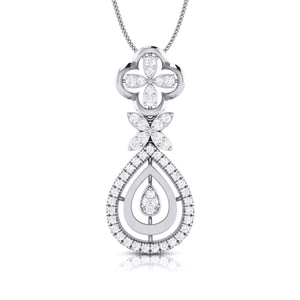 Platinum with Diamond Pendant Set JL PT P 2   Jewelove.US
