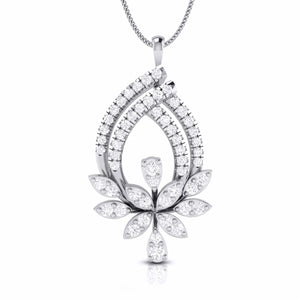 Platinum with Diamond Pendant Set JL PT P 6   Jewelove.US
