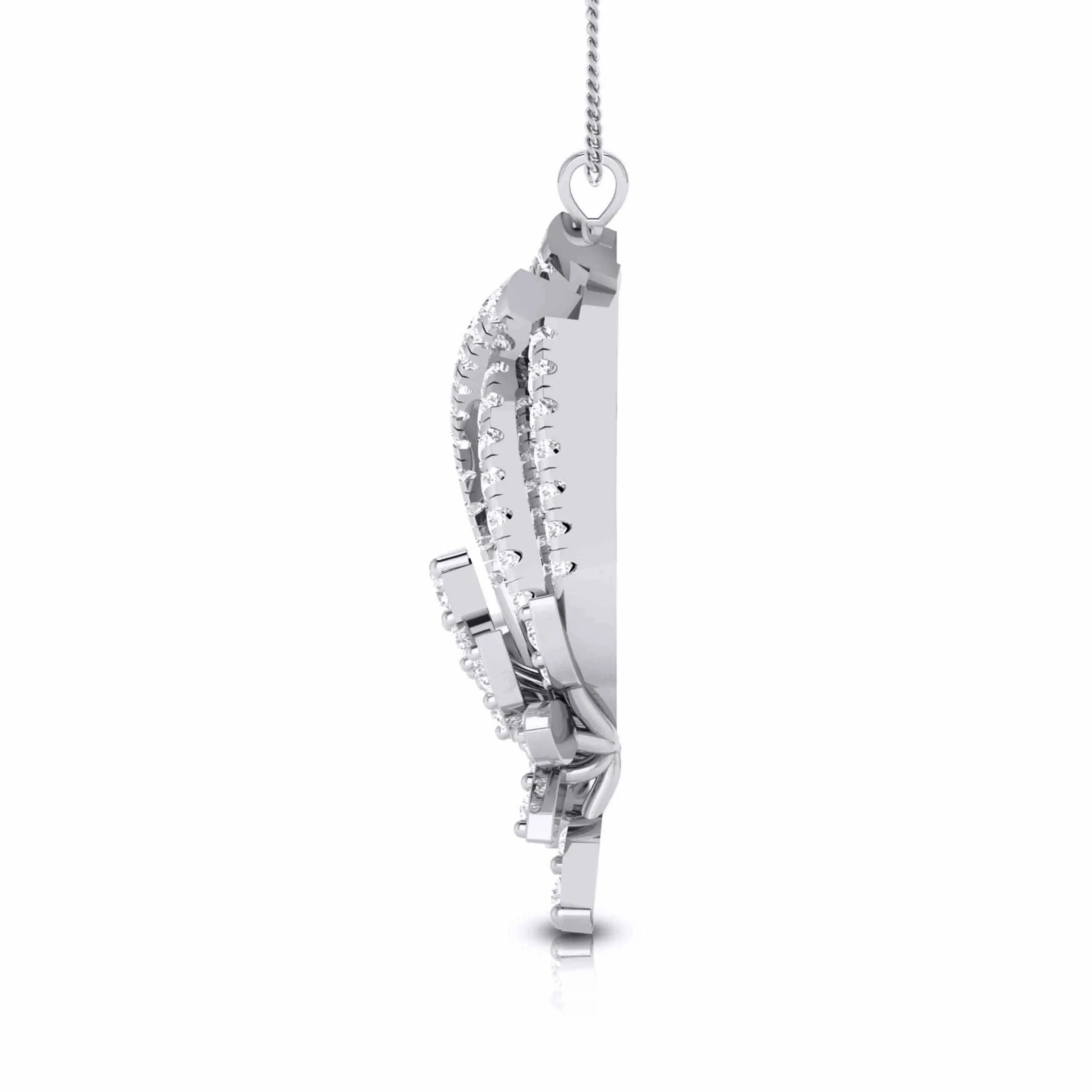 Platinum with Diamond Pendant Set JL PT P 6   Jewelove.US