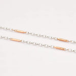 Load image into Gallery viewer, Platinum with Rose Gold Chain JL PT CH 814   Jewelove.US
