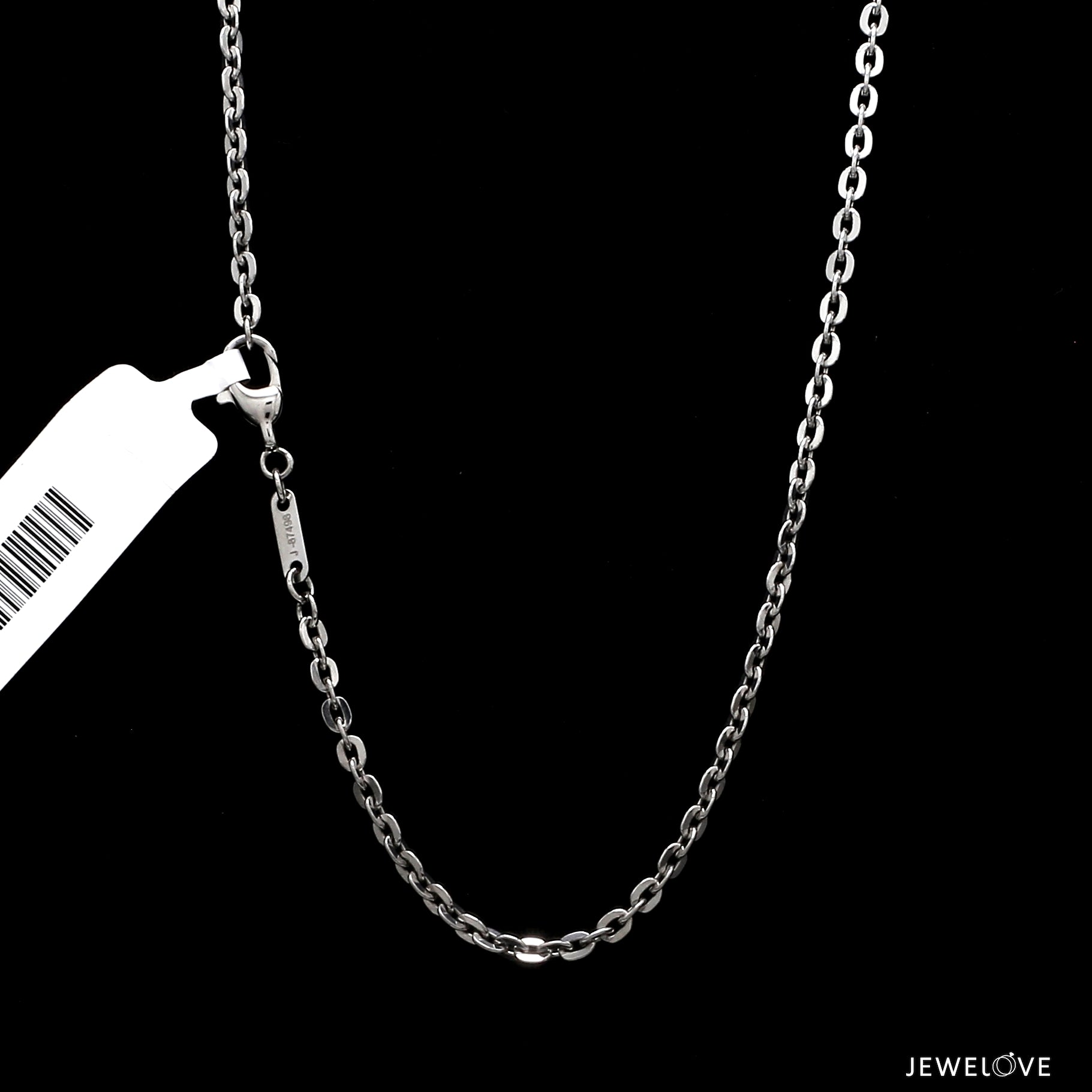 Platinum Oval Links Chain for Men JL PT CH 1199