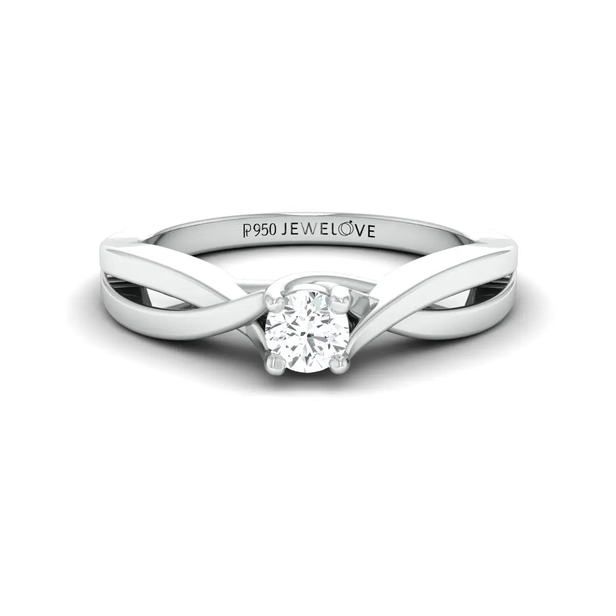 Pointer Classic 4 Prong Solitaire Ring made in Platinum JL PT 676   Jewelove.US