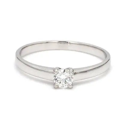 Pointer Classic 4 Prong Solitaire Ring made in Platinum SKU 0012   Jewelove.US