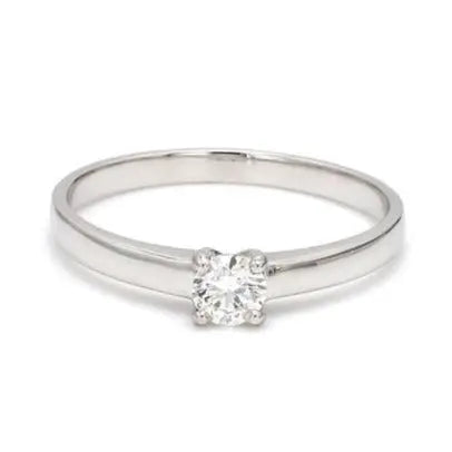 Pointer Classic 4 Prong Solitaire Ring made in Platinum SKU 0012   Jewelove.US