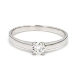 Load image into Gallery viewer, Pointer Classic 4 Prong Solitaire Ring made in Platinum SKU 0012   Jewelove.US
