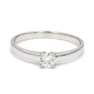 Pointer Classic 4 Prong Solitaire Ring made in Platinum SKU 0012   Jewelove.US