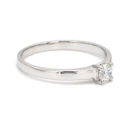 Pointer Classic 4 Prong Solitaire Ring made in Platinum SKU 0012   Jewelove.US
