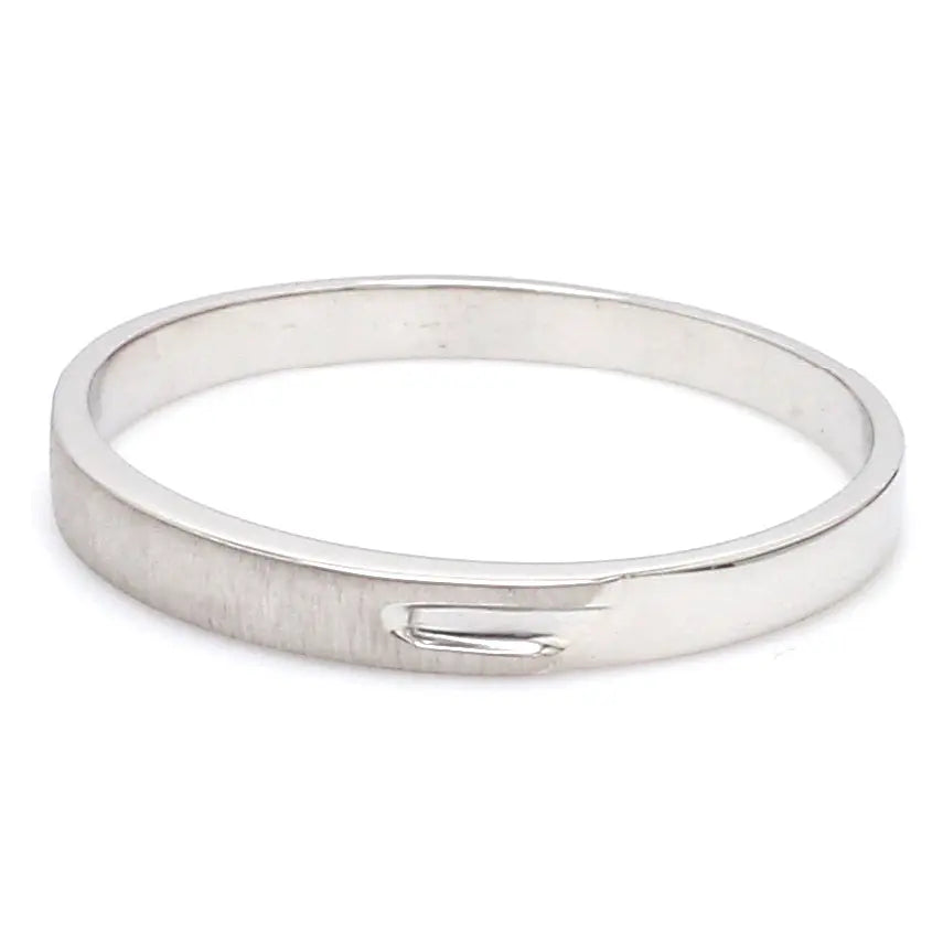 Price Point Plain Platinum Love Bands JL PT 234  Women-s-Ring-only Jewelove