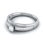 Load image into Gallery viewer, Raised Platinum Diamond 15-Pointer Engagement Ring for Women JL PT R-40   Jewelove.US
