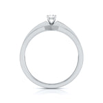 Load image into Gallery viewer, Raised Platinum Diamond 15-Pointer Engagement Ring for Women JL PT R-40   Jewelove.US
