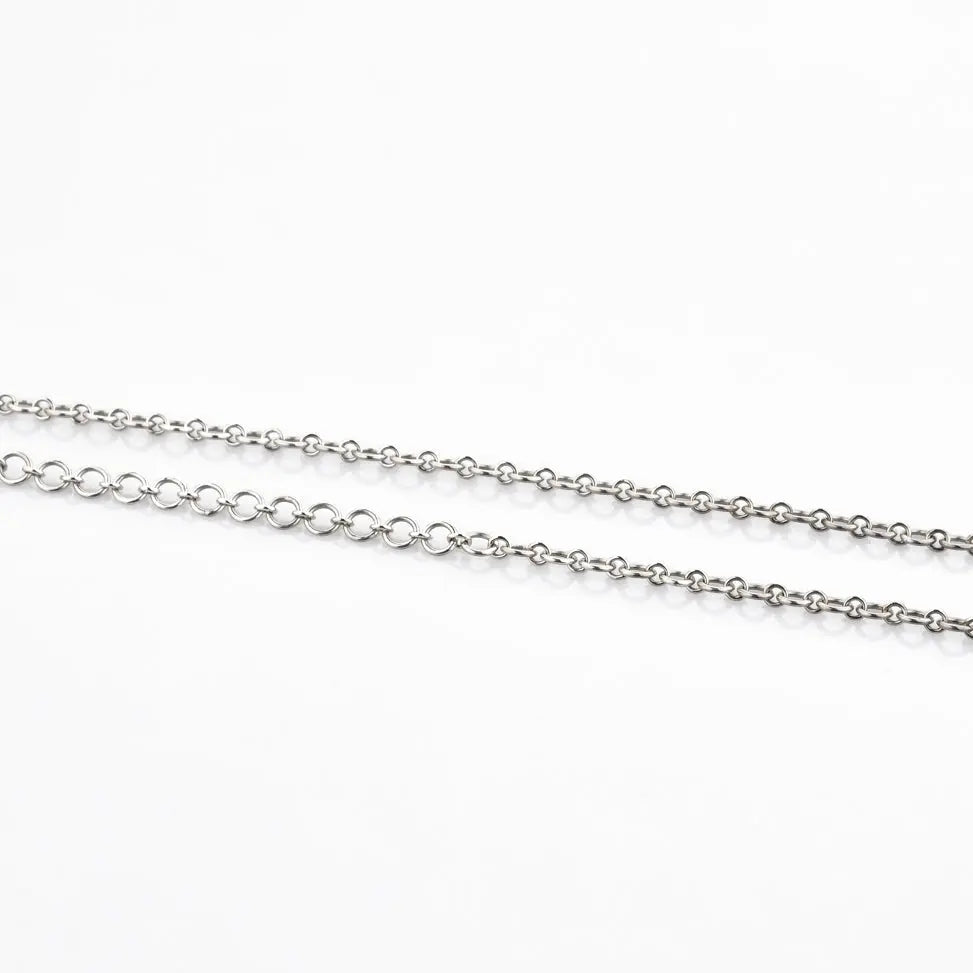 Round Circular Links Platinum Chain JL PT CH 765   Jewelove.US