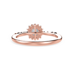Load image into Gallery viewer, 50-Pointer Solitaire Halo Diamond Shank 18K Rose Gold Ring JL AU 1247R-A   Jewelove.US
