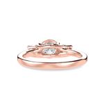 Load image into Gallery viewer, 1.00 Carat Solitaire Diamond Accents 18K Rose Gold Ring JL AU 1229R-C   Jewelove.US

