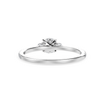Load image into Gallery viewer, 30-Pointer Solitaire Diamond Accents Shank Platinum Ring JL PT 1238   Jewelove.US
