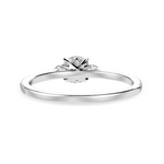 Load image into Gallery viewer, 50-Pointer Solitaire Diamond Accents Shank Platinum Ring JL PT 1238-A
