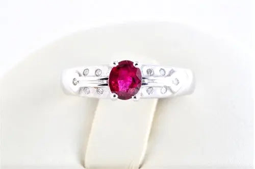 Ruby & Diamond Gold Ring JL R 63   Jewelove