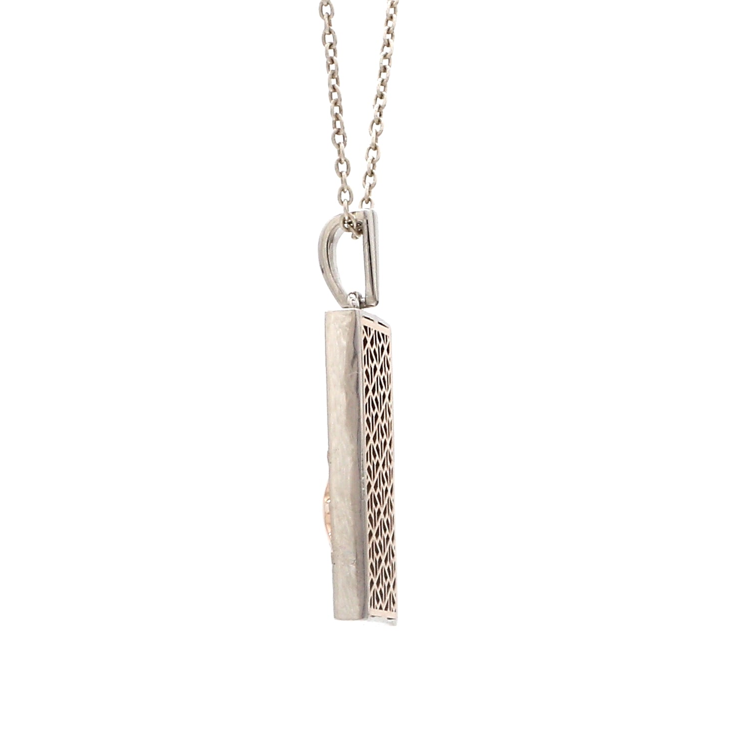 Men of Platinum | Pendant for Men with Rose Gold JL PT P 244   Jewelove.US