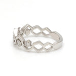 Load image into Gallery viewer, Platinum Love Bands with Rose Gold JL PT 1051
