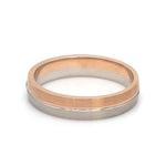 Load image into Gallery viewer, Platinum &amp; 18K Rose Gold Diamond Ring for Men JL PT 1433
